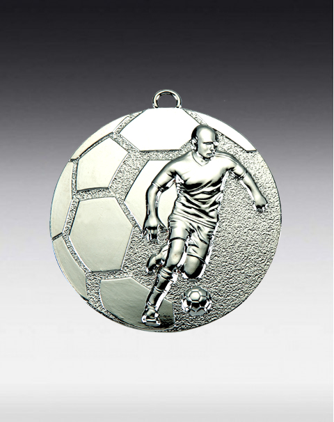 Medaille Platini D:50mm mit Foliendruck und Band Medaille Platini D:50mm mit Foliendruck und Band