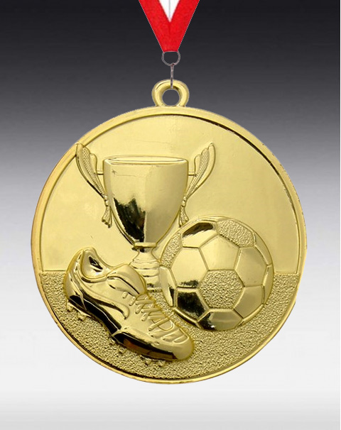 Medaille Liverpool D:50mm mit Foliendruck und Band Medaille Liverpool D:50mm mit Foliendruck und Band