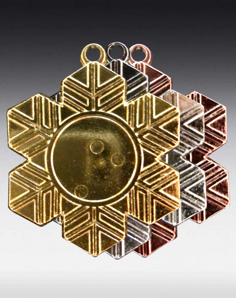 Medaille Schneeflocke Medaille Schneeflocke