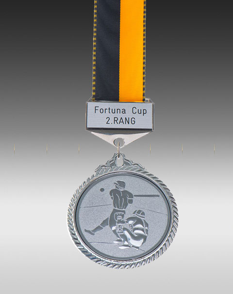 Premium Medaille Baseball mit Barette Premium Medaille Baseball mit Barette
