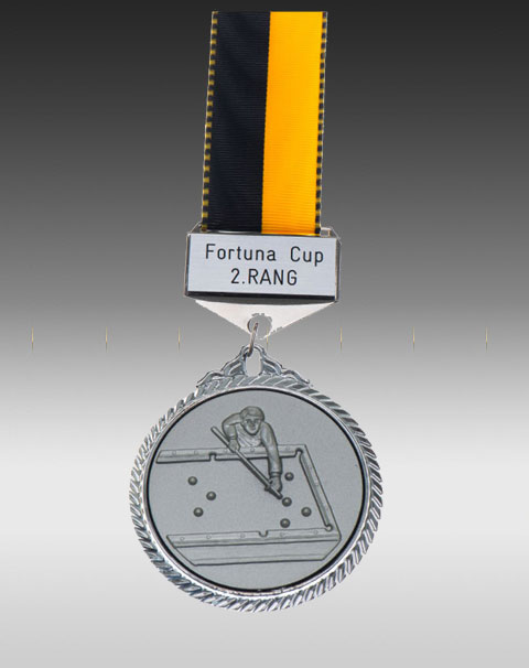 Premium Medaille Billard mit Barette Premium Medaille Billard mit Barette