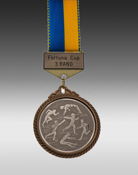 Premium Medaille Leichtathletik mit Barette Premium Medaille Leichtathletik mit Barette