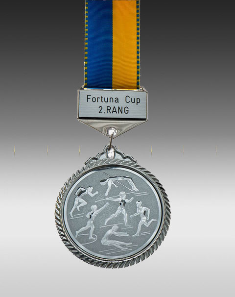 Premium Medaille Leichtathletik mit Barette Premium Medaille Leichtathletik mit Barette