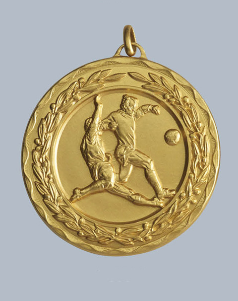 Reliefmedaille Fussball III D:50mm  Reliefmedaille Fussball III D:50mm