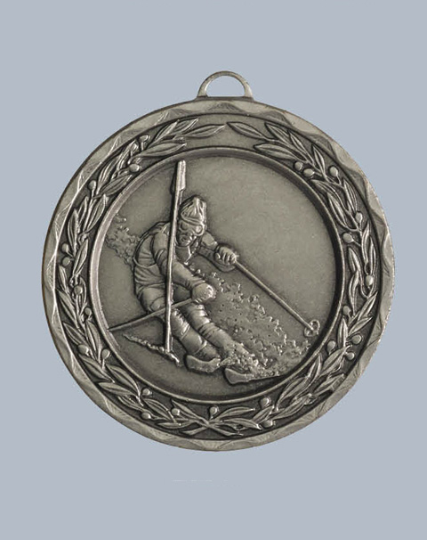 Reliefmedaille Ski Slalom D:50mm  Reliefmedaille Ski Slalom D:50mm