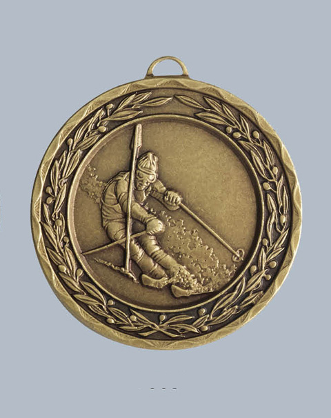 Reliefmedaille Ski Slalom D:50mm  Reliefmedaille Ski Slalom D:50mm