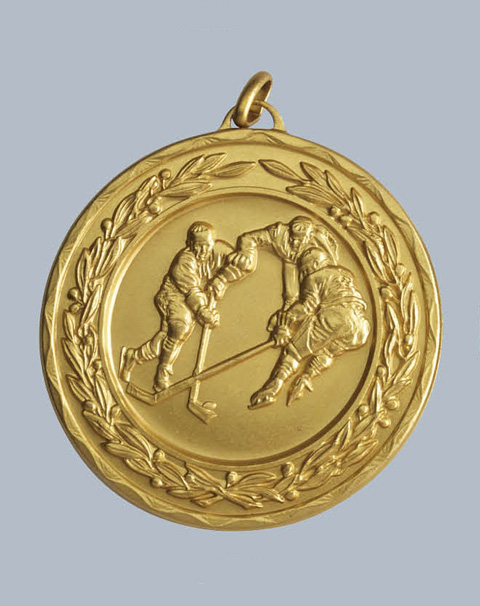 Reliefmedaille Eishockey II D:50mm  Reliefmedaille Eishockey II D:50mm
