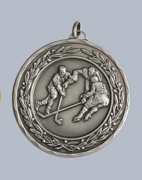 Reliefmedaille Eishockey II D:50mm  Reliefmedaille Eishockey II D:50mm