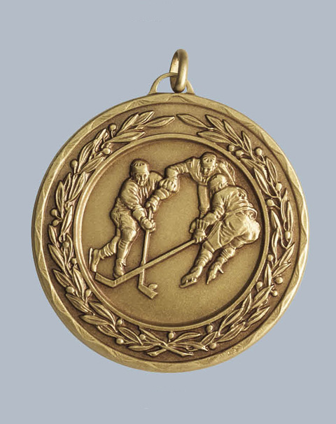 Reliefmedaille Eishockey II D:50mm  Reliefmedaille Eishockey II D:50mm