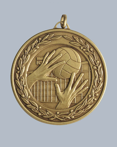 Reliefmedaille Volleyball II D:50mm  Reliefmedaille Volleyball II D:50mm