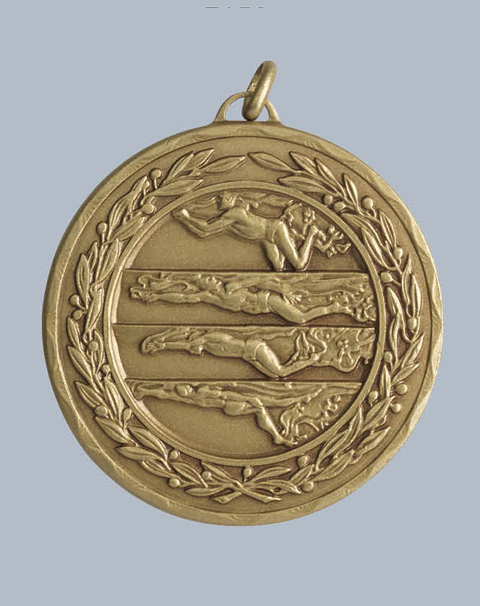 Reliefmedaille Schwimmen D:50mm  Reliefmedaille Schwimmen D:50mm